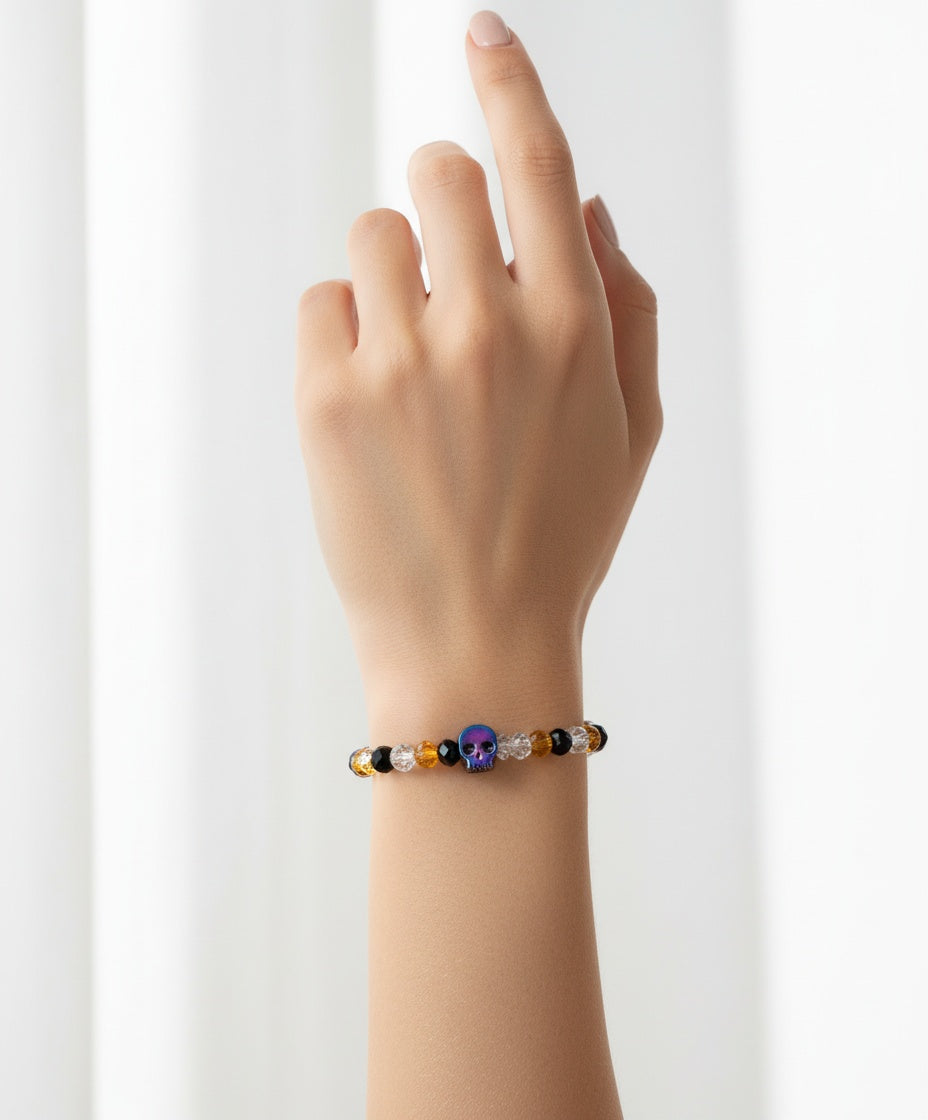 Halloween Skull Bracelet