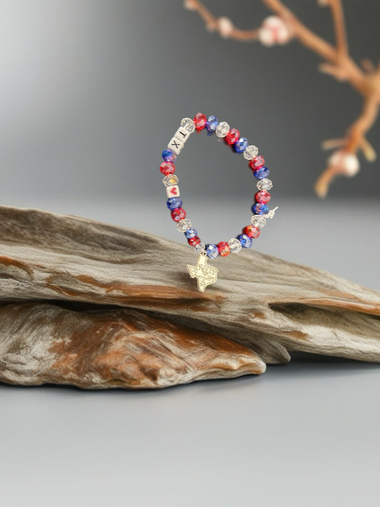 Lone Star State Pride Bracelet - Hill Country Strong