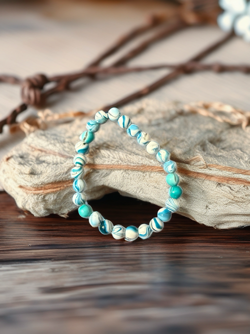 Blue Multi Colored Bracelets
