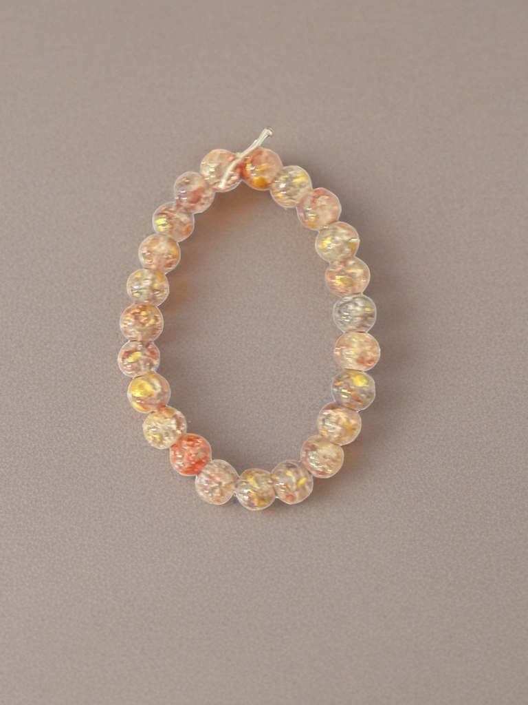 Crackle Glass Artisan Bracelet