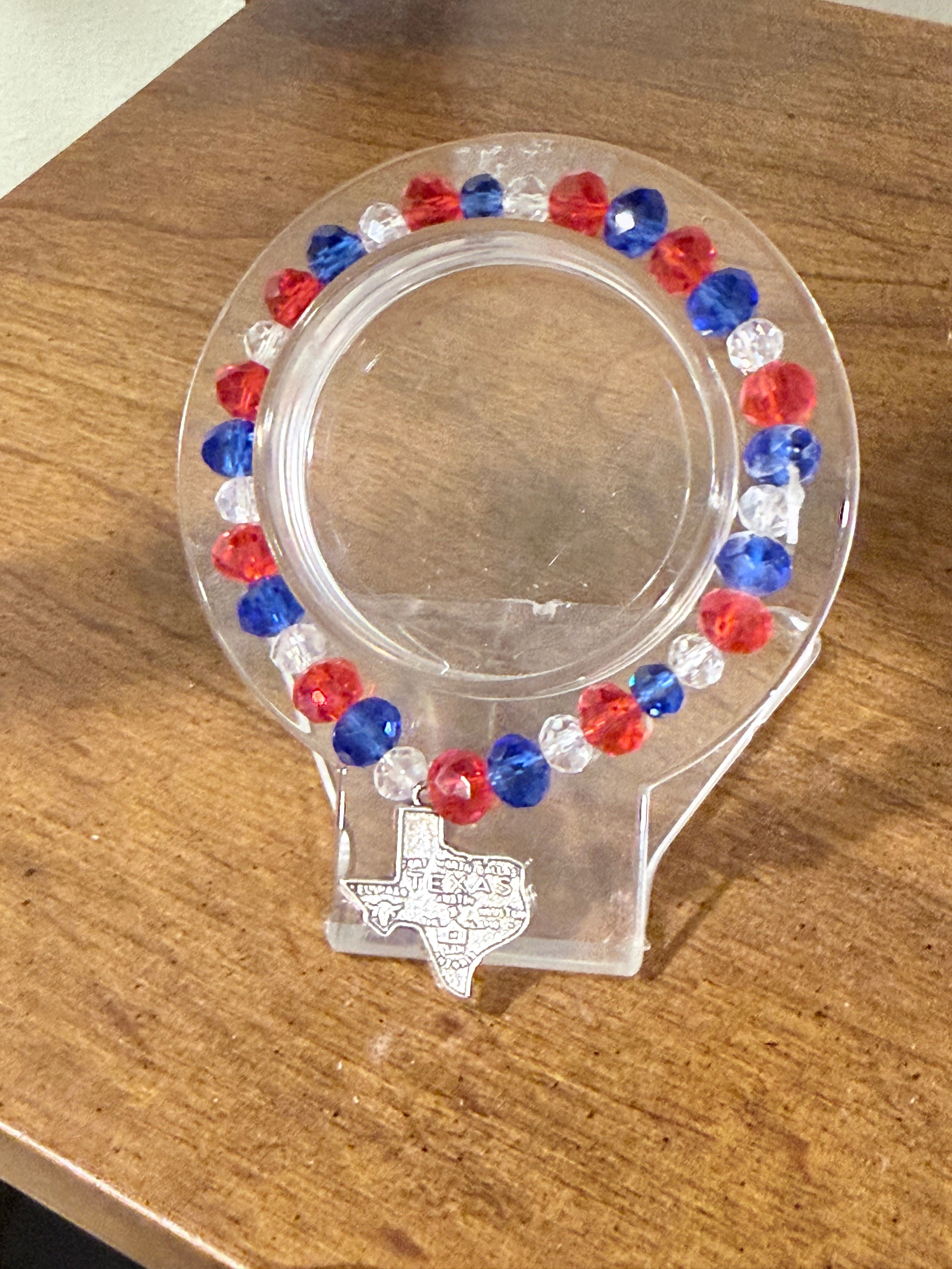 Red, White & Texas Bracelet