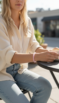 Donna’s Dancing Queen Pink Bracelet