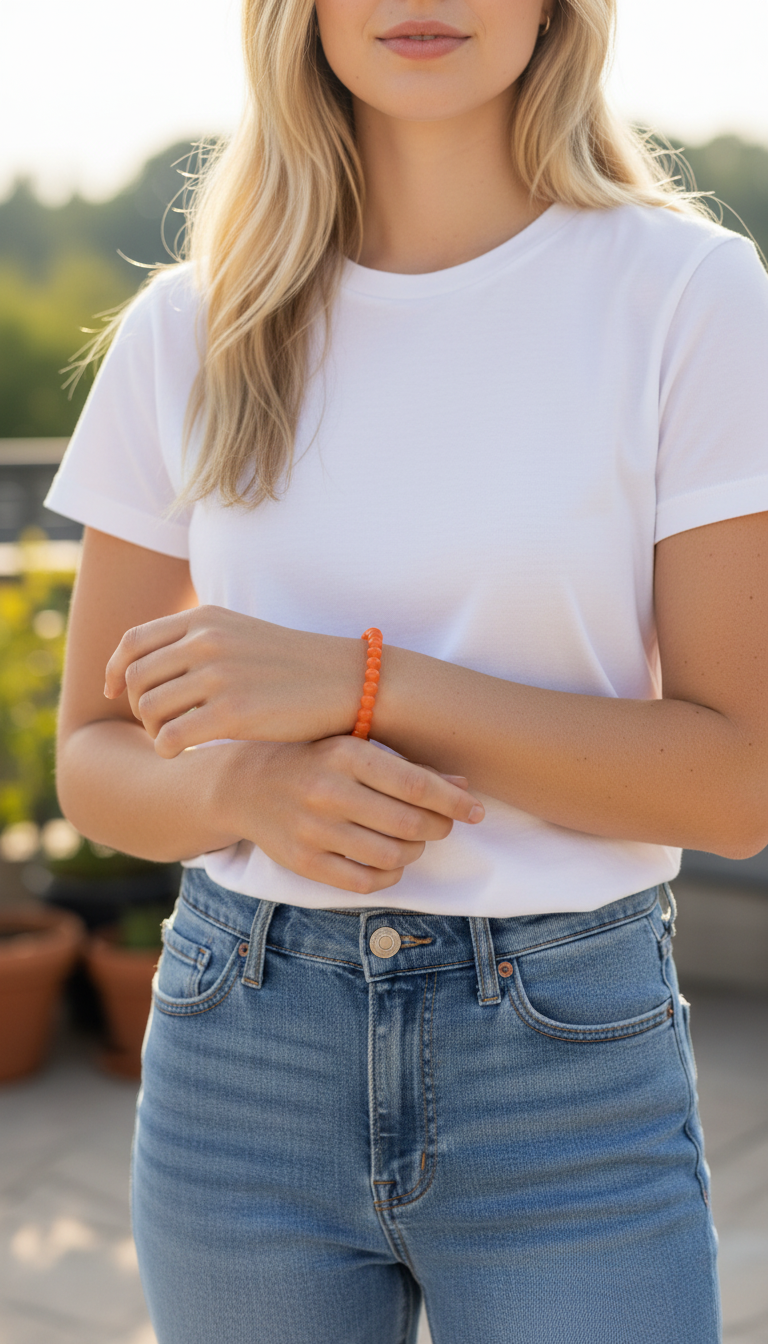 Tanya’s “Does Your Mother Know?” Sunset Bracelet